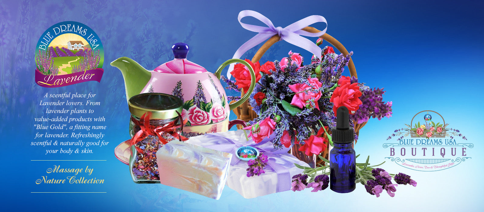 Blue Dreams USA Massage by Nature Collection