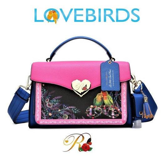 BSM-Art Lovebirds Bag Set - Blue Dreams USA Boutique