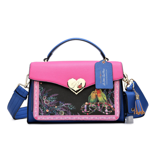 BSM-Art Lovebirds Bag Set - Blue Dreams USA Boutique