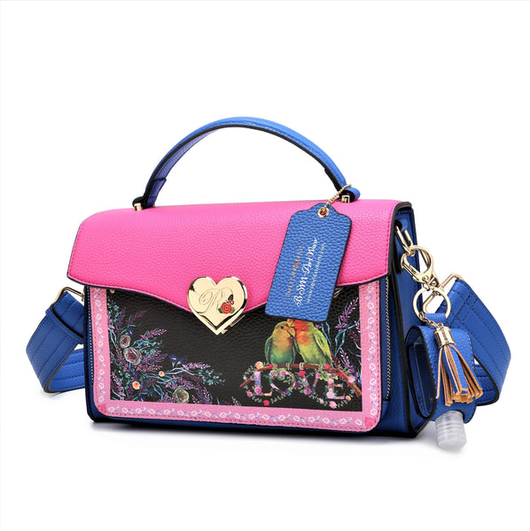 BSM-Art Lovebirds Bag Set - Blue Dreams USA Boutique