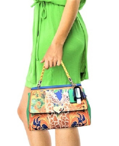 BSM-Art Graceful Giraffes Bag Set - Blue Dreams USA Boutique