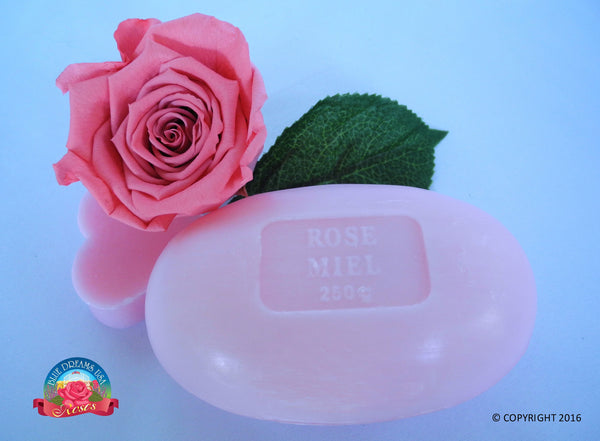 BDR-BB Handmade Natural Soap - 250 Grams Rose Soap - Blue Dreams USA Boutique