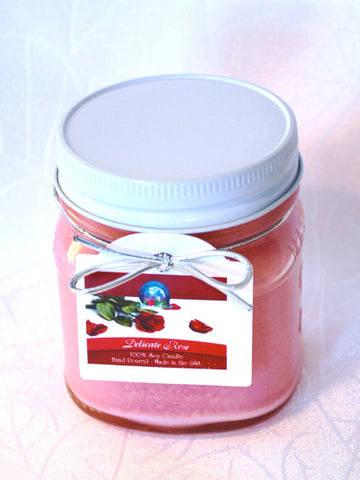 BDR-AR-Delicate Rose Candle - Blue Dreams USA Boutique