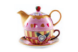 BDT-TTM - Tea Set for One - Strawberry Jasmine - Blue Dreams USA Boutique